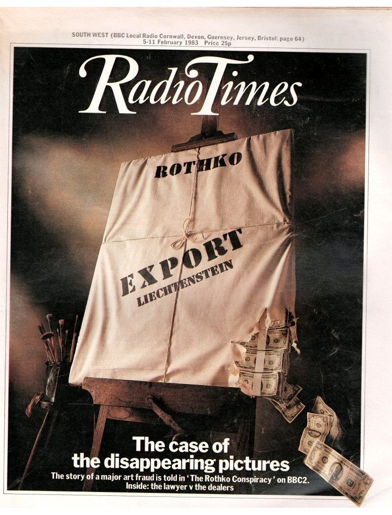Radio Times Magazine 1983 5th February 1983 Radio Times Magazine 1983 5th February 1983