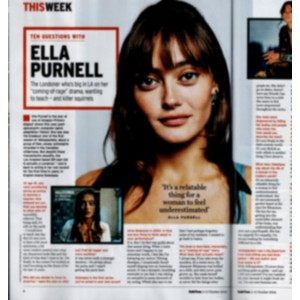 Radio Times 5th October 2024 Heartstopper Kit Connor Joe Locke Sarah Parish Ella Purnell