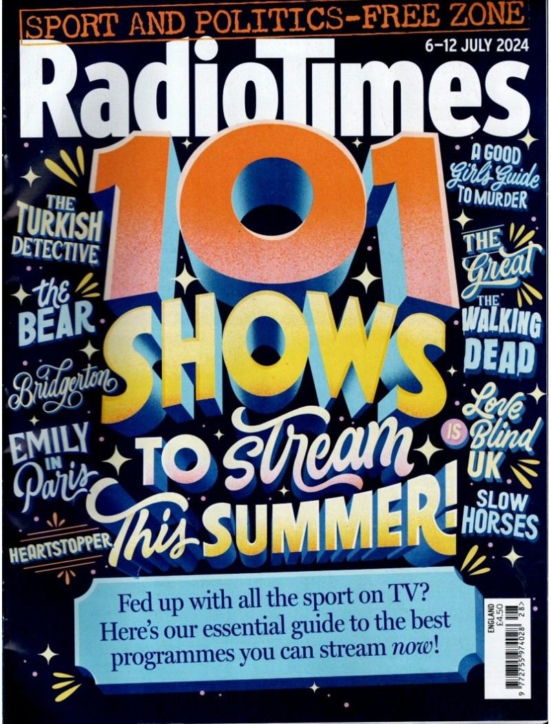 Radio Times Magazine 6th July 2024 Joseph Gordon Levitt Carol Kirkwood Jon Holmes