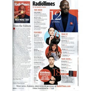 Radio Times Magazine - 2024 9th March 2024 Lenny Henry