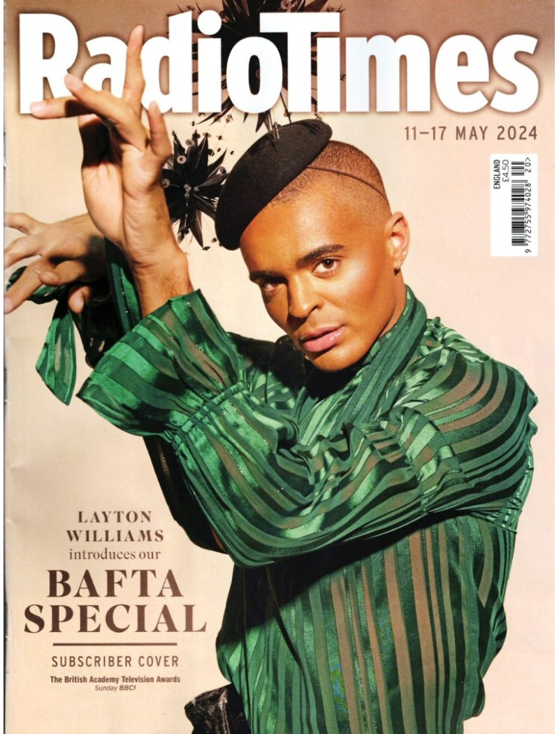 Radio Times Magazine 11th May 2024 Bafta Special Layton Williams
