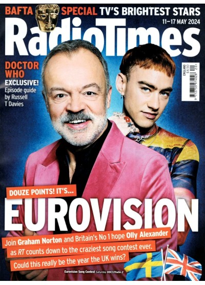 Radio Times Magazine 11th May 2024 Eurovision Olly Alexander