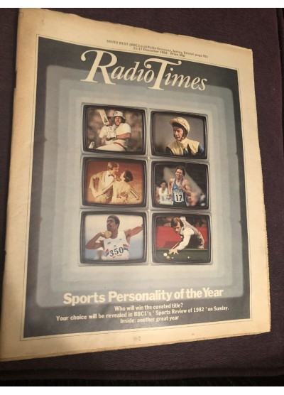 Radio Times Magazine 11th December 1982