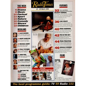 Radio Times Magazine 12th March 1994 