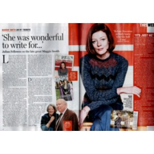 Radio Times Magazine 12th October 2024 Aidan Turner Maggie Smith Victoria Smurfit Jennifer Saunders