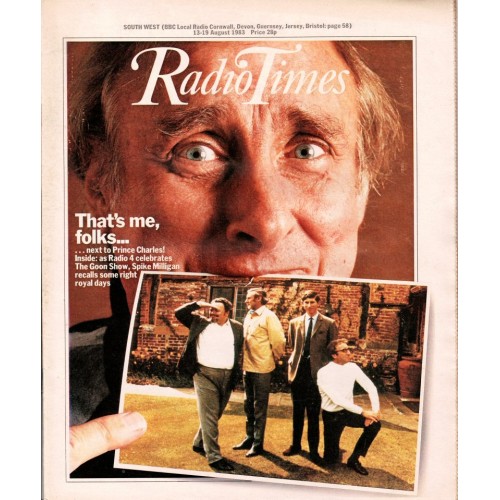 Radio Times Magazine - 1983 13th August 1983