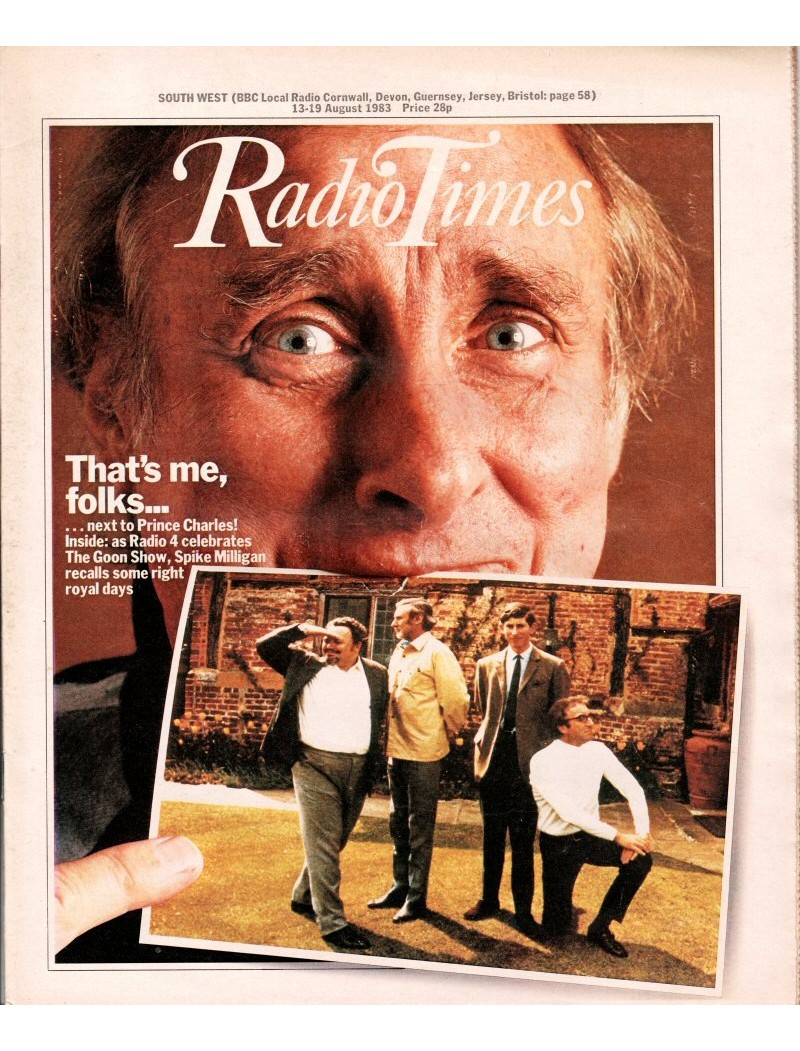Radio Times Magazine - 1983 13th August 1983 Radio Times Magazine - 1983 13th August 1983