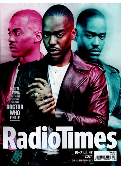 Radio Times Magazine 15th June 2024 Ncuti Gatwa Doctor Who SUBSCRIBER ONLY COVER House of the Dragon