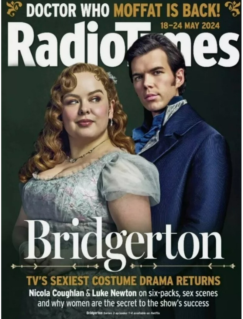 Radio Times Magazine 18th May 2024 Rafe Spall Richard Madeley Ian Rankin Vicky McClure Bridgerton
