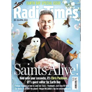 Radio Times Magazine 2024 20th April 2024 Chris Packham Feargal Sharkey Sir Michael Palin