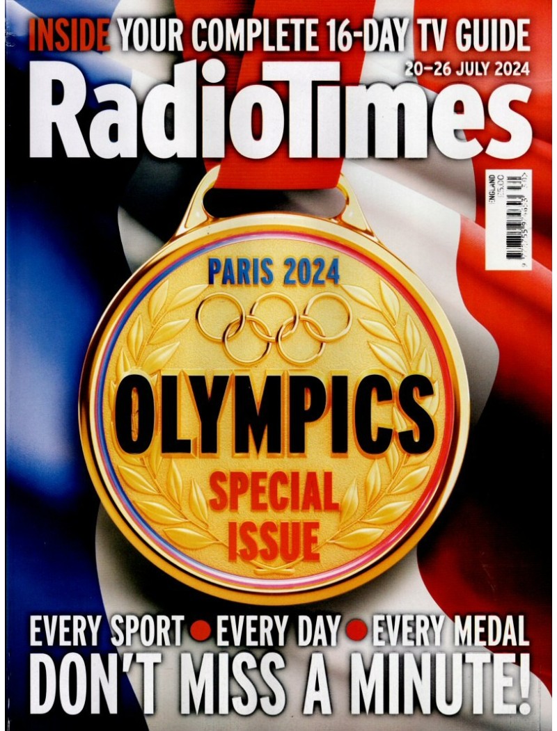 Radio Times OLYMPICS Magazine 20th July 2024 incl 16 day guide Greg