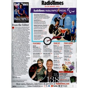 Radio Times Magazine 24th August 2024 