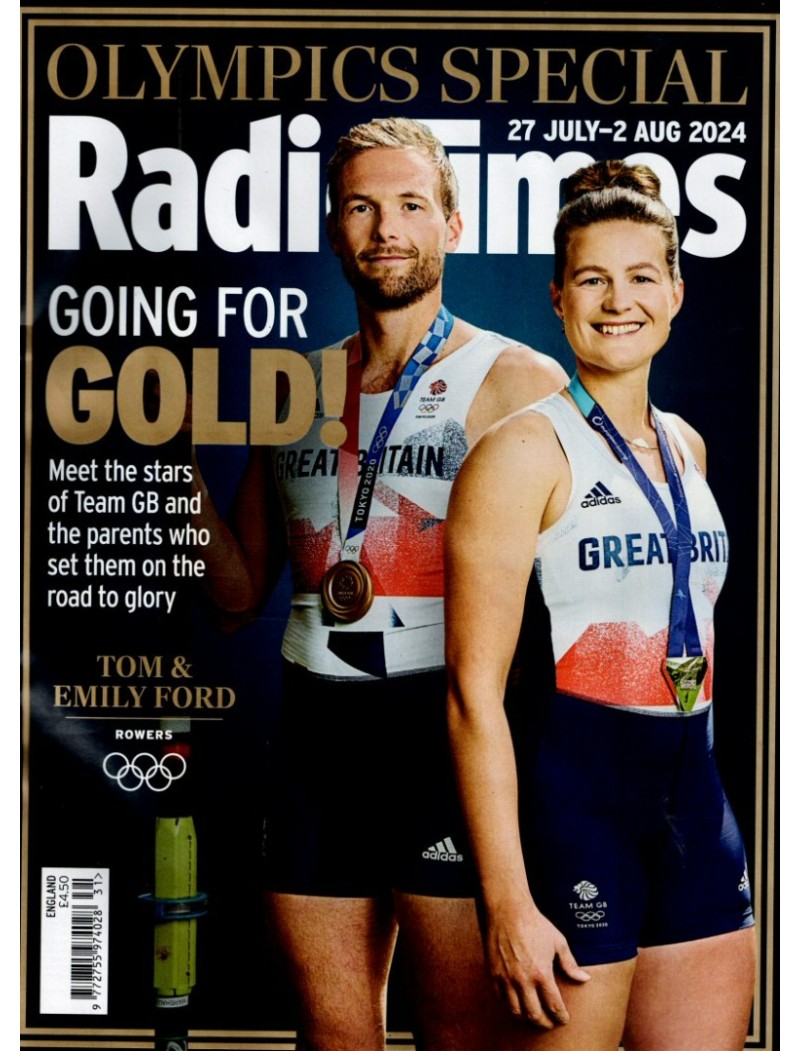 Radio Times Magazine 27th July 2024 OLYMPICS TOM EMILY FORD Miriam Margolyes David Baddiel Diane Von Furstenberg