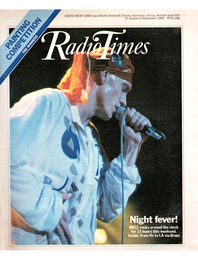 Radio Times Magazine - 1983 27th August 1983 Radio Times Magazine - 1983 27th August 1983