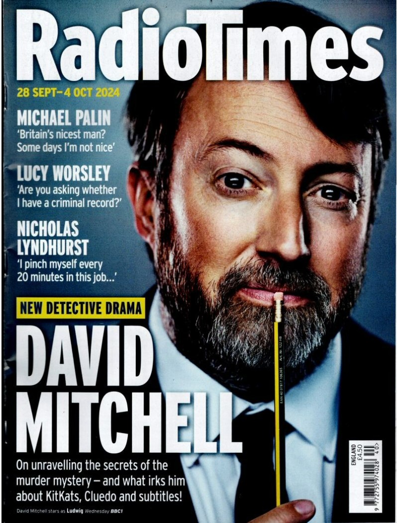 Radio Times Magazine 28th September 2024 David Mitchell