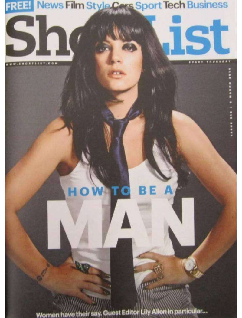ShortList Magazine 6th March 2014 Lily Allen ShortList Magazine 6th March 2014 Lily Allen