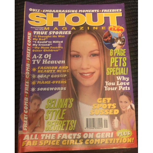 Shout Magazine 121 - 10th October 1997 Geri Halliwell Tempany Deckert Backstreet Boys