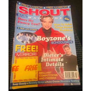 Shout Magazine 76 - 19th January 1996 Boyzone Peter Andre Dieter Brummer