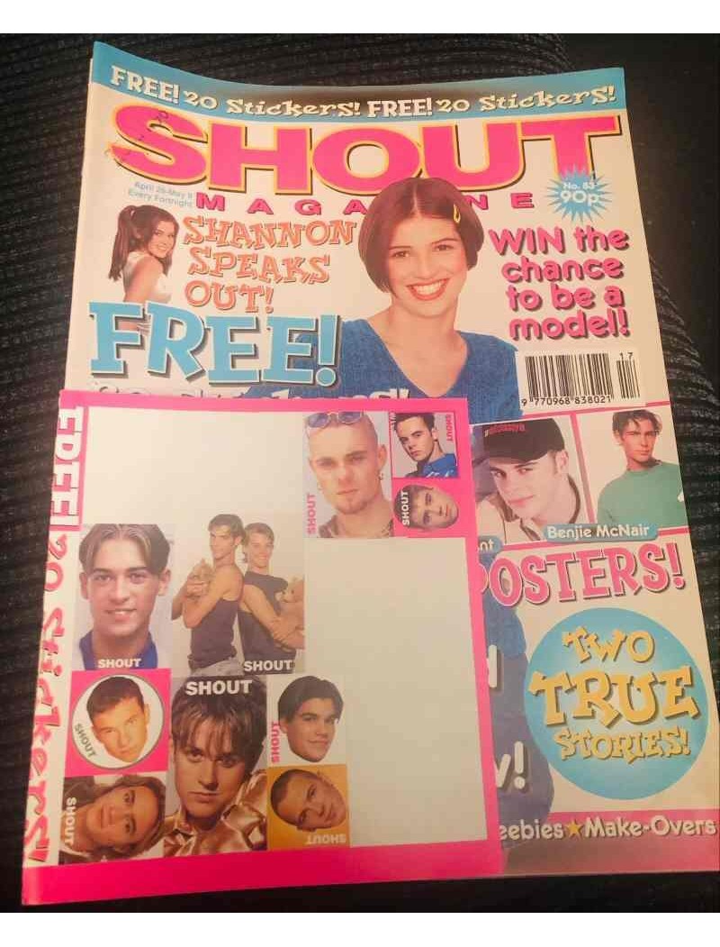 Shout Magazine 83 - 26th April 1995 Isla Fisher Sweet Valley High Richard Grieve East 17