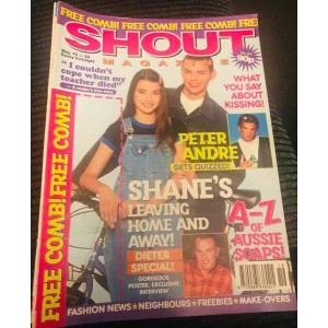 Shout Magazine 84 - 10th March 1995 Peter Andre Dieter Brummer Kym Valentine Aussie Soaps