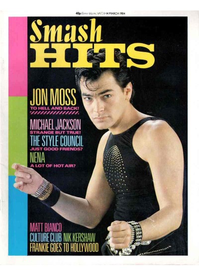 Smash Hits Magazine 1st March 1984 
