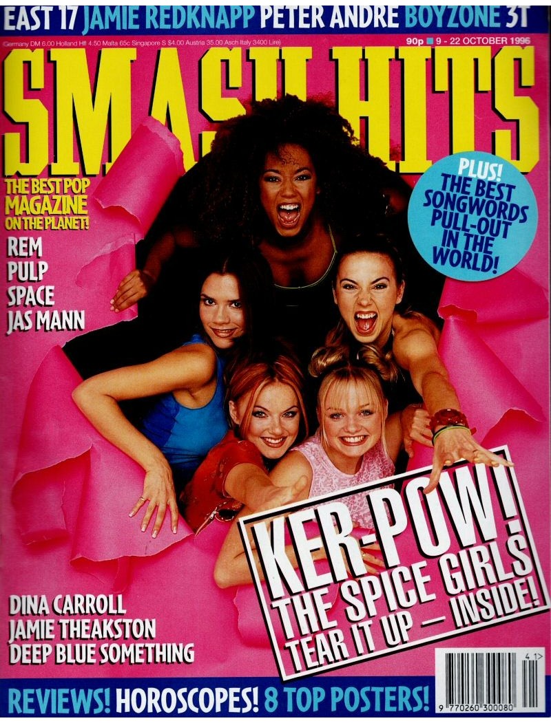 Smash Hits Magazine 9th October 1996 Smash Hits Magazine 9th October 1996