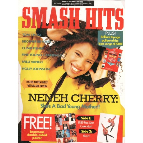 Smash Hits Magazine - 1989 11/01/89 (Neneh Cherry)