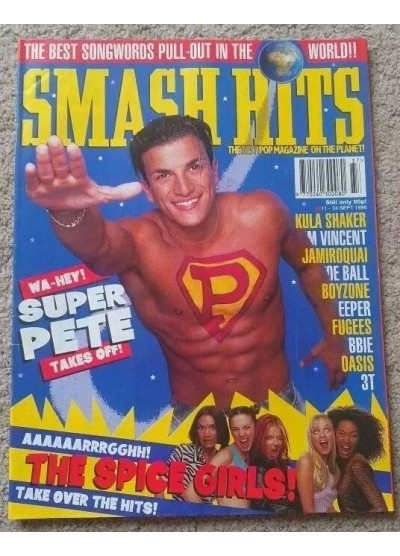 Smash Hits Magazine 11th September 1996 Peter Spice Girls 