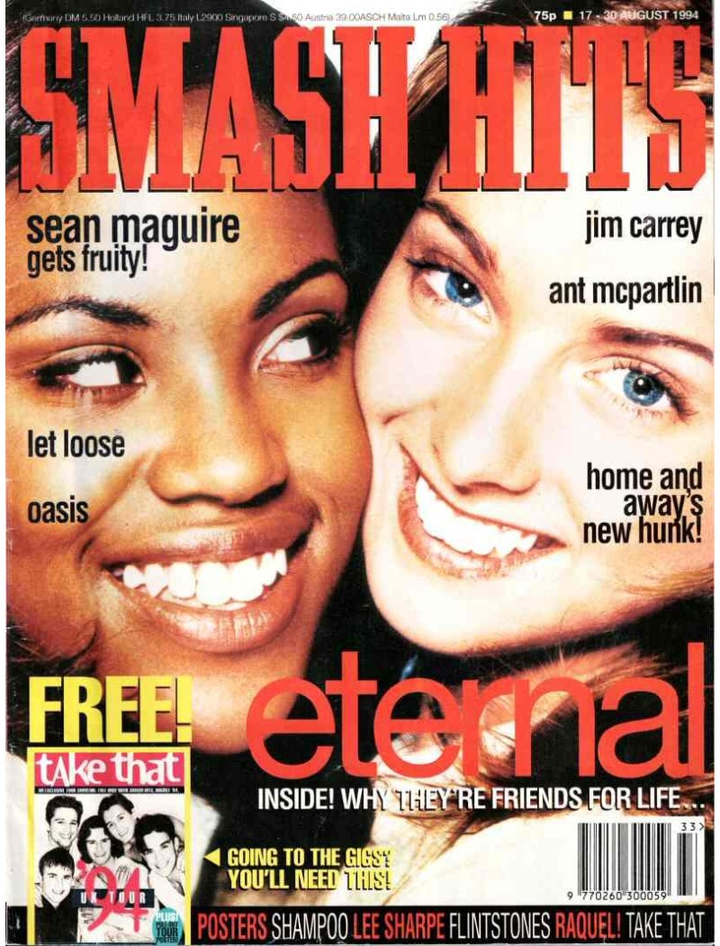 Smash Hits Magazine 17th August 1994 (Eternal)
