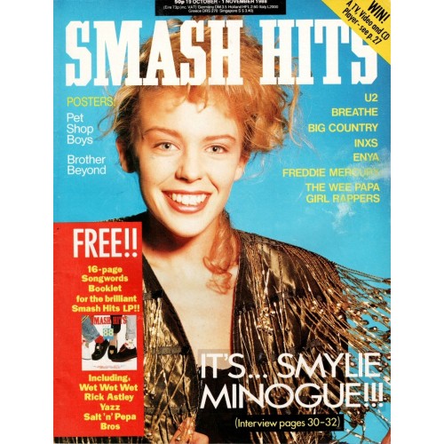 Smash Hits Magazine - 1988 19/10/88 (Kylie Minogue Cover)