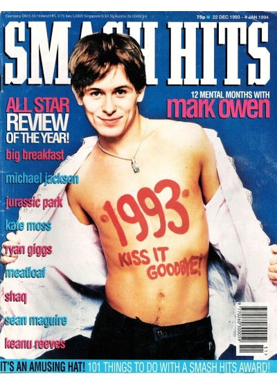 Smash Hits Magazine - 1993 22nd December 1993