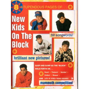Smash Hits Magazine 24th January 1990 (New Kids on the Block Cover)