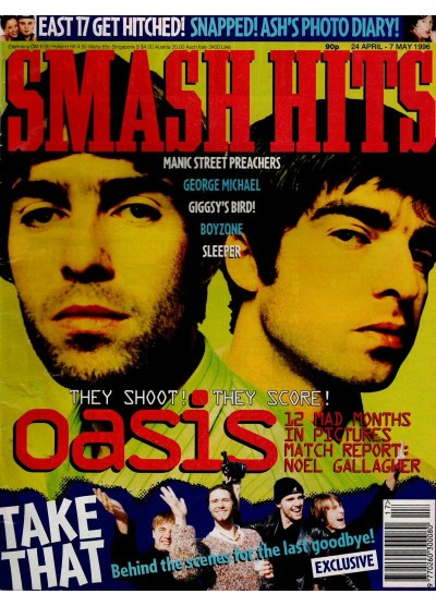 Smash Hits Magazine 24th April 1996