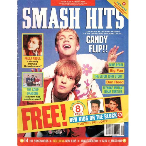 Smash Hits Magazine - 1990 25/07/90 (Candy Flip)
