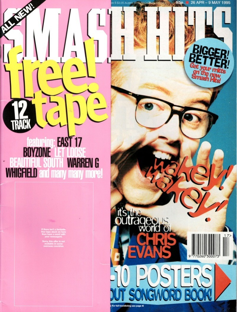 Smash Hits Magazine - 1995 26th April 1995