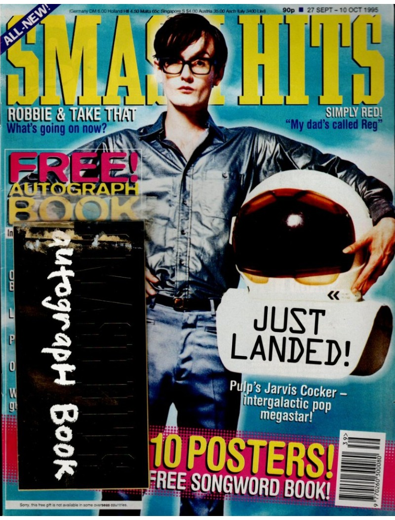 Smash Hits Magazine 27th September 1995