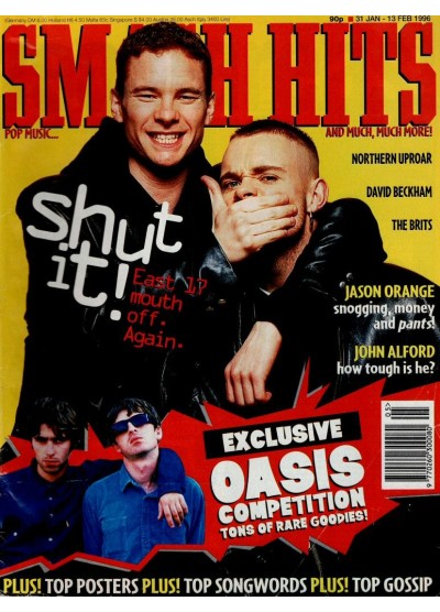 Smash Hits Magazine 31st January 1996 East 17
