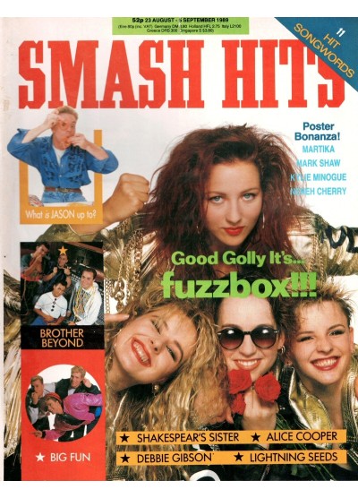 Smash Hits Magazine - 1989 23/08/89 (Fuzzbox)