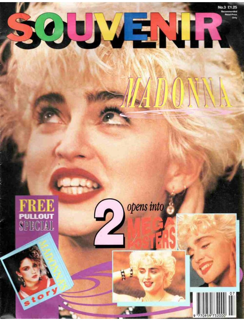 Madonna Souvenir Magazine No. 3 Mega Posters Madonna Souvenir Magazine No. 3 Mega Posters