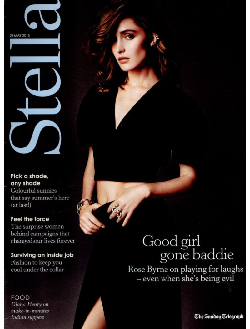Stella Magazine 24th May 2015 Rose Byrne cover