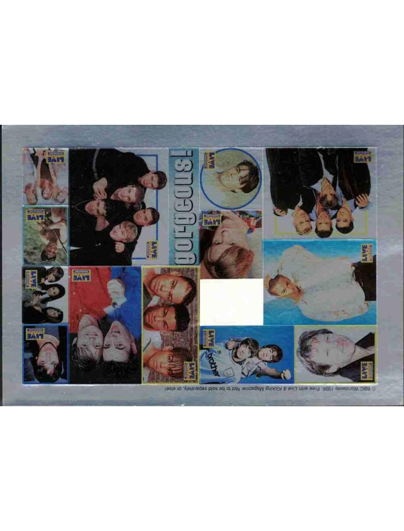 Sticker Sheet 5 - from Live & Kicking 1990s Boyzone Ant & Dec Jesse Spencer Matt Le Blanc