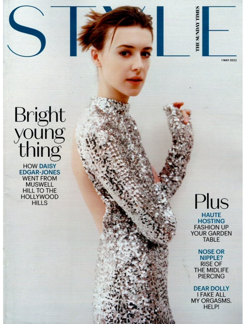 Sunday Times Style Magazine 1st May 2022 Daisy Edgar Jones Sunday Times Style Magazine 1st May 2022 Daisy Edgar Jones