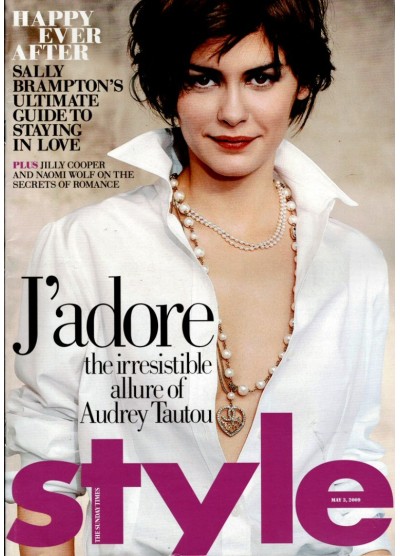 Sunday Times Style Magazine 3rd May 2009 Audrey Tautou