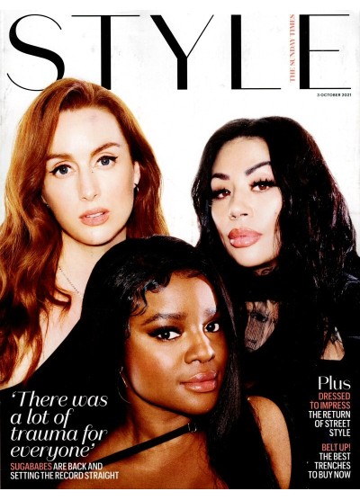 Sunday Times Style Magazine 3rd October 2021 Sugababes