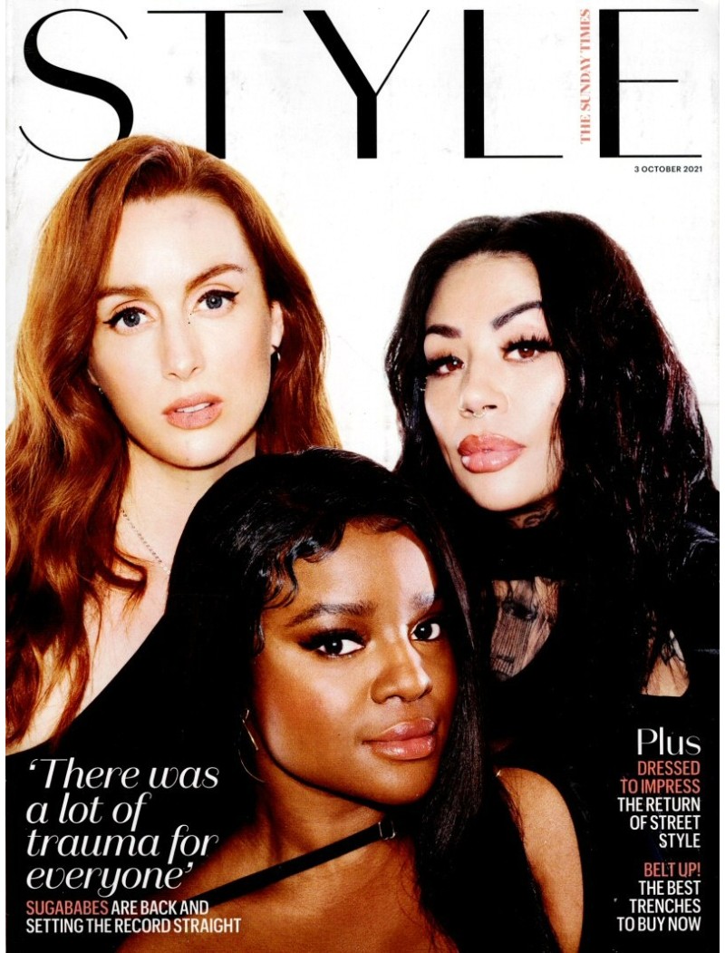 Sunday Times Style Magazine 3rd October 2021 Sugababes