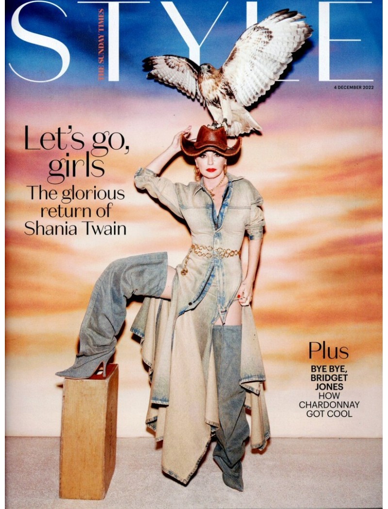 Sunday Times Style Magazine 4th December 2022 Shania Twain Sunday Times Style Magazine 4th December 2022 Shania Twain