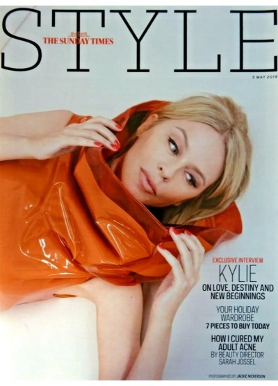 Sunday Times Style Magazine 5th May 2019 Kylie Minogue on love destiny and new beginnings + fashion