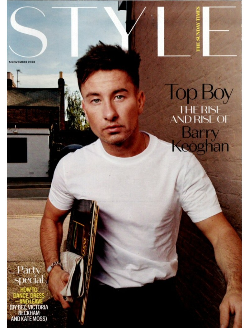 Sunday Times Style Magazine 5th November 2023 Barry Keoghan cover Sunday Times Style Magazine 5th November 2023 Barry Keoghan cover