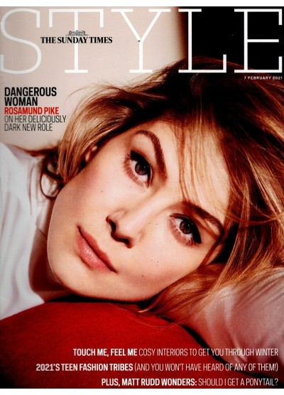 Sunday Times Style Magazine 7th February 2021 Rosamund Pike