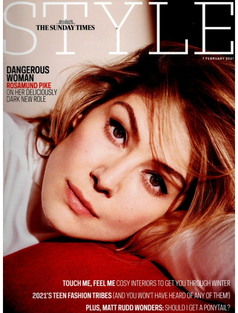 Sunday Times Style Magazine 7th February 2021 Rosamund Pike